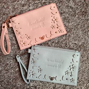 The Most Beautiful Moment in Life PU Leather Pouch